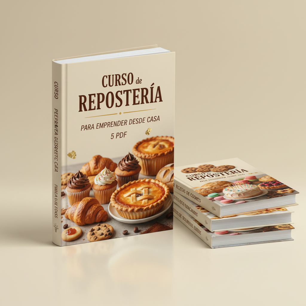 Por qué los cursos en PDF son la mejor forma de aprender repostería a tu ritmo