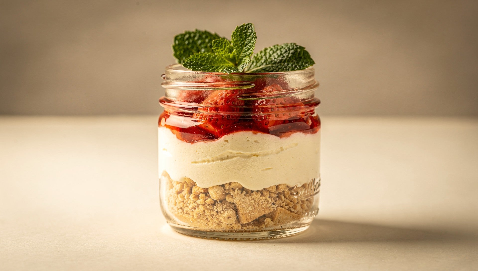 Postres saludables en vasos