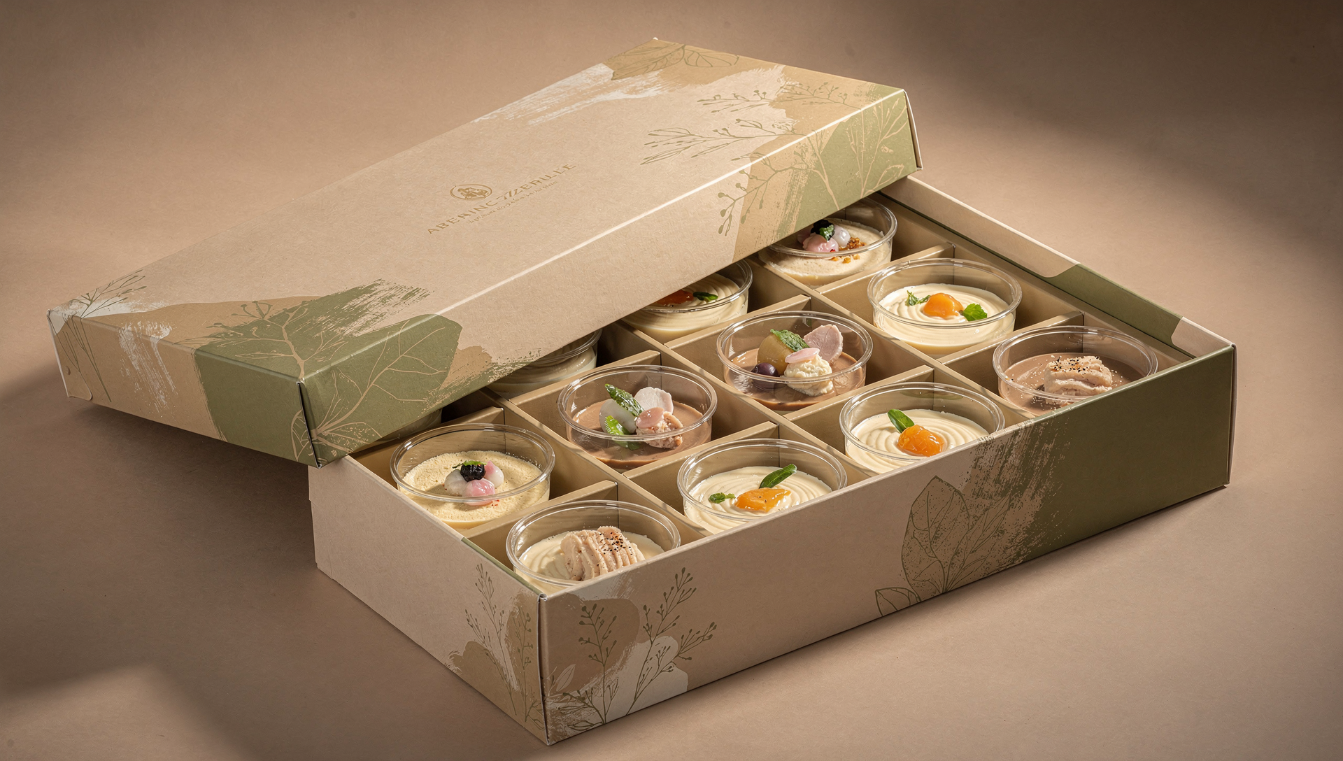 Postres saludables en vasos