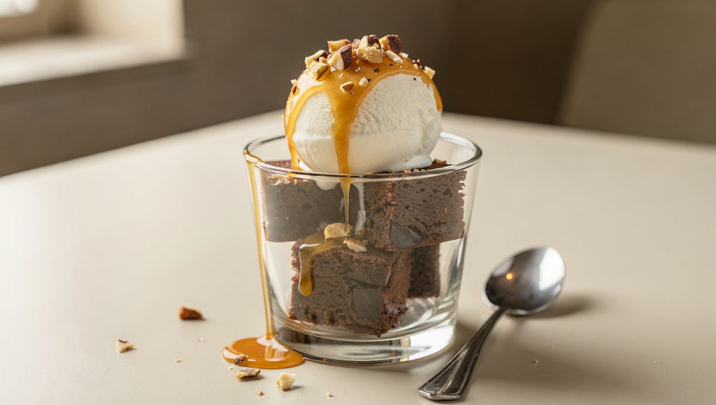 Postres saludables en vasos