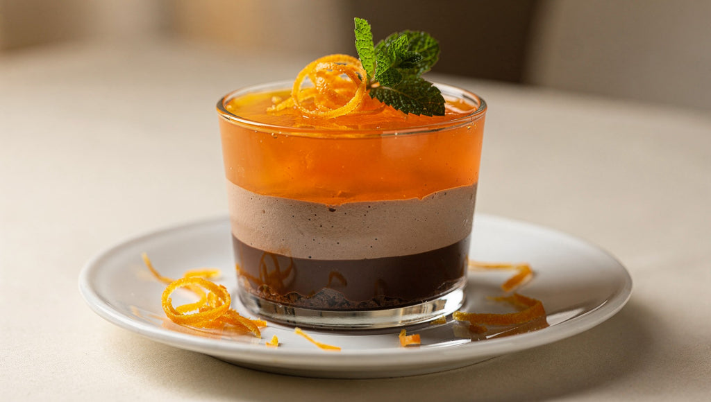 Postres saludables en vasos