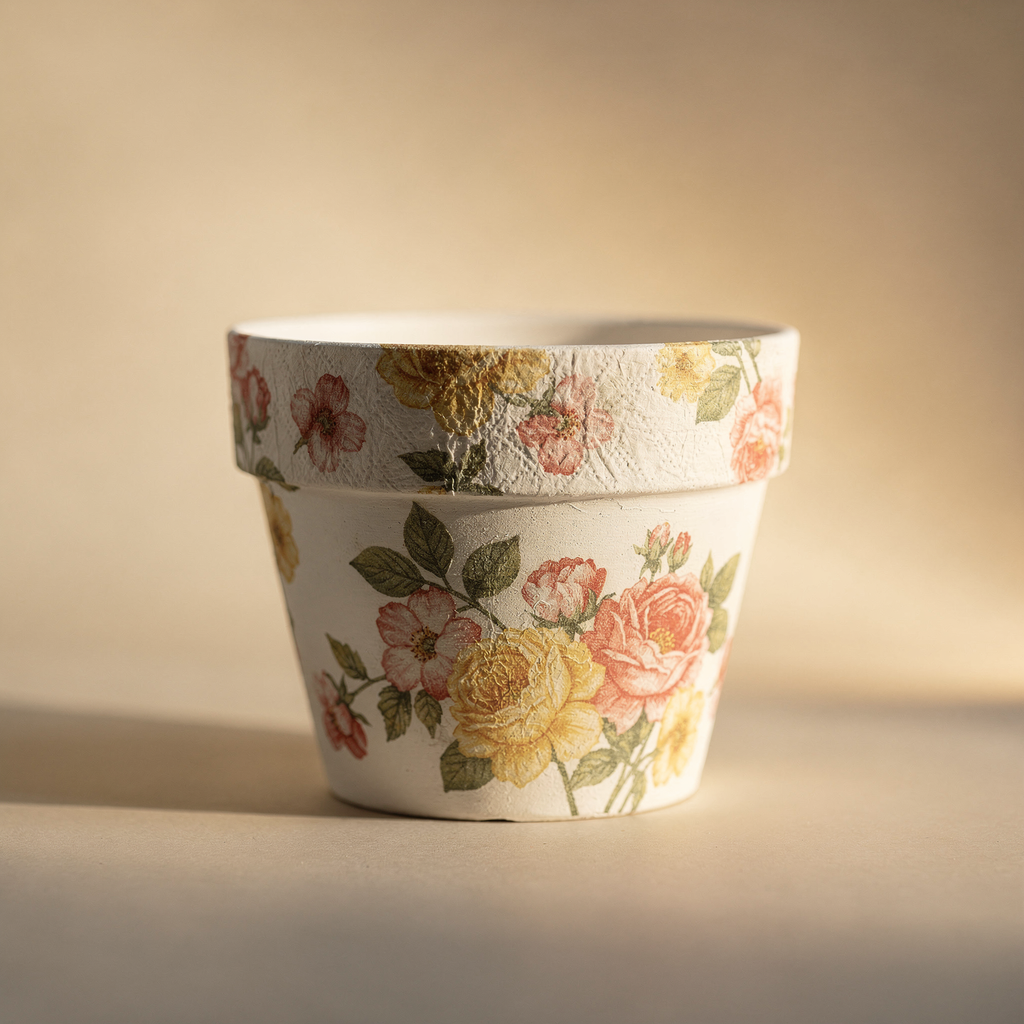 Macetas y Frascos Decorados que Sí se Venden + Bonus: Flores de Tela