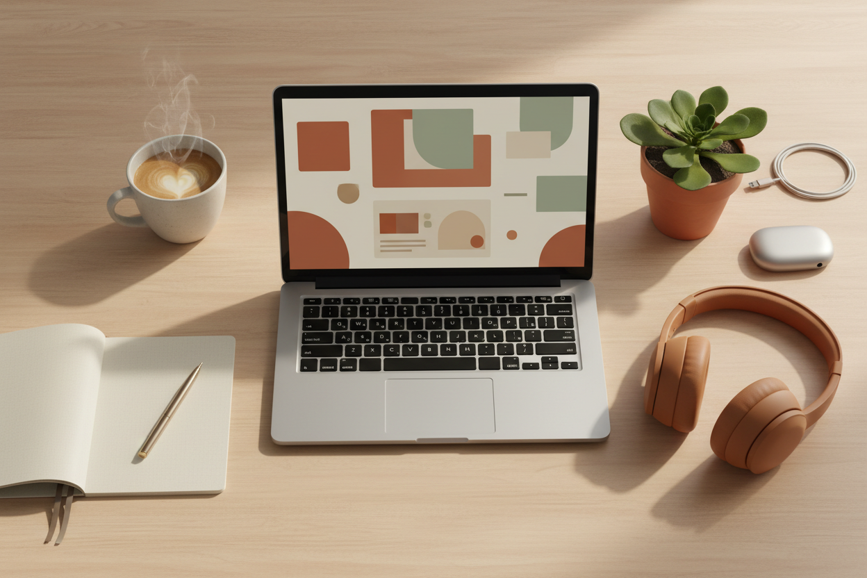 Hero image - Flat lay editorial