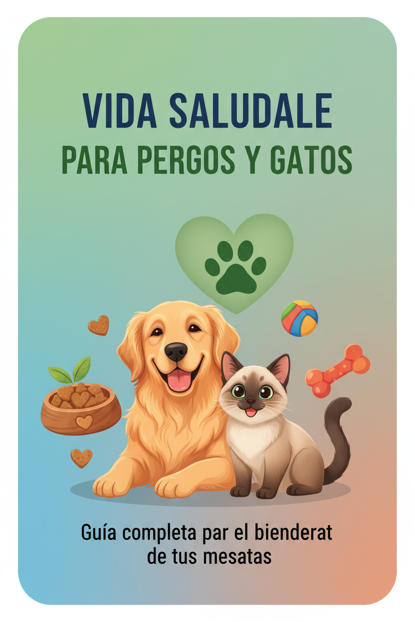 Portada ebook Vida Saludable para perros y gatos