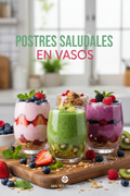 Portada ebook Postres saludables en vasos