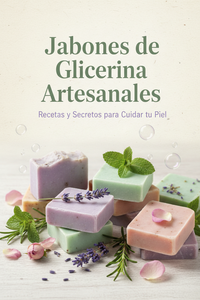 Portada ebook Jabones de Glicerina Artesanales