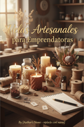 Portada ebook Velas Artesanales para Emprendedoras