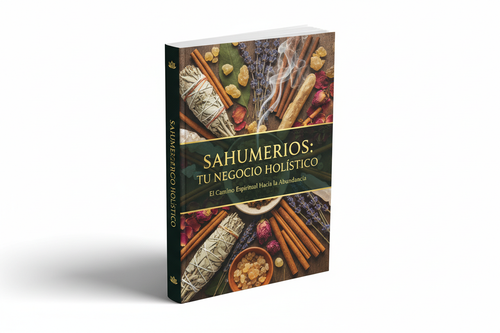 Portada 3D Sahumerios: Tu Negocio Holístico