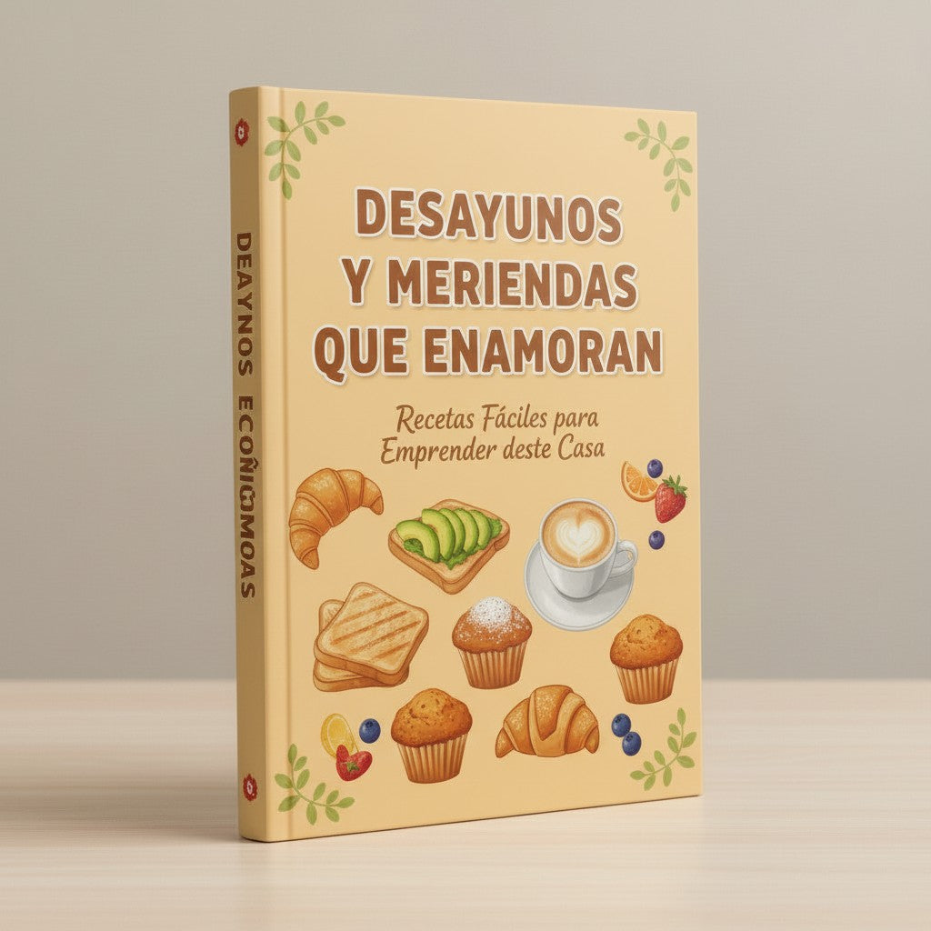Desayunos y Meriendas que Enamoran – Recetas Fáciles para Emprender desde Casa + Bonus Galería de Fotos